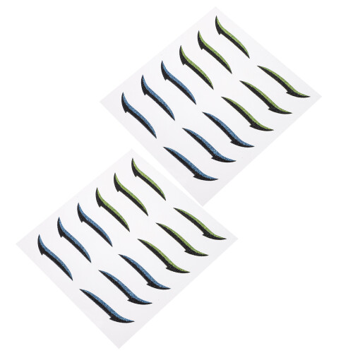 12 Paren Wimperlijn Stickers Herbruikbare Ooglid Tapes