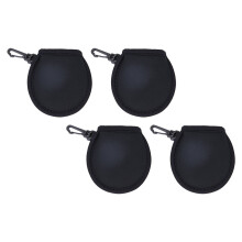 4 geborstelde golvesschoonmaakzakjes met doek voor golfballen