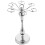 1Pc Iron Wine Glass Rack Silver Storage Holder for Home Bar 5