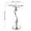 1Pc Iron Wine Glass Rack Silver Storage Holder for Home Bar 2