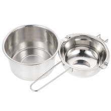 1 Set Rvs Kaas Smeltpan Professionele Compacte