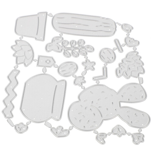 Cactus Metaal Snijmal Knutselen Scrapbooking Koolstofstaal