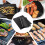 5 bbq-ovenspatel grillmat, hittebestendig, anti-aanbak 9