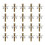 Flat Washers Metaal 30 Sets 1,18x1,18x1,18 Inch 3
