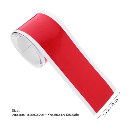 Baseboard Plint Sticker Wit PVC 1 Rol 2