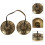 1 Set Cymbal Bell Percussieinstrument Cymbal Bell Religieuze 9