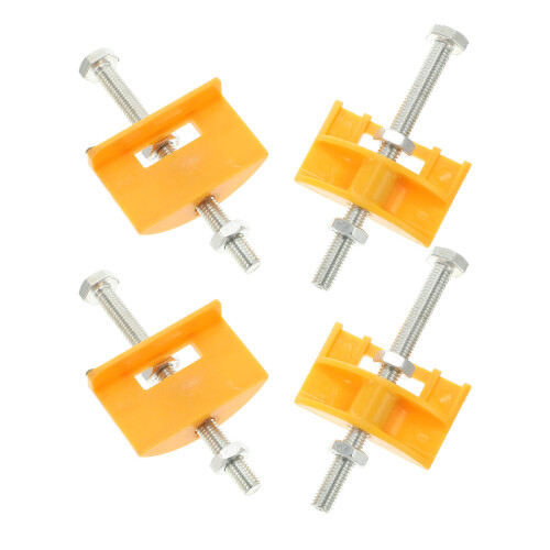 4 Stuks Rvs Hefvlak 1