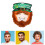 2 St. Patrick's Day Feest Zelfklevende Valsche Kostuumaccessoire 11