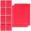 100 Sheets Hand Painted Cardboard Craft Paper Making Colored 10