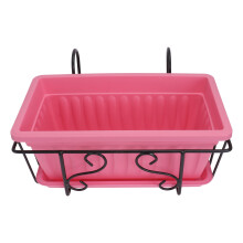 1Set Pflanzentopf Halter Pfer Pink Für Vertikales Gärtnern Zu Hause