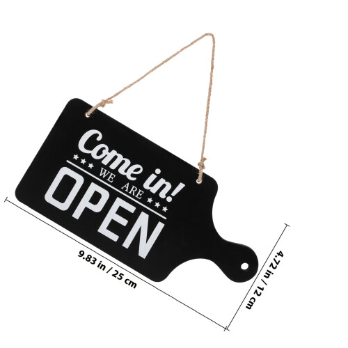 Open Closed Schild Für Geschäfte Café Beidseitig Holz 1