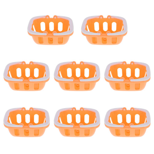8Pcs Kids Mini Plastic Basket For Easter Eggs And Small Storage
