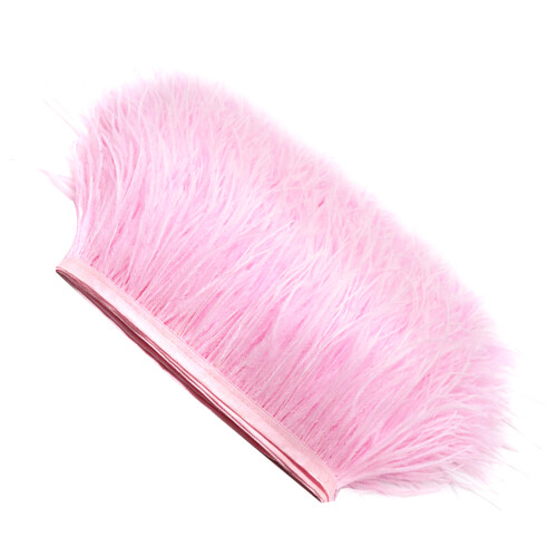 2M Ornement Plume Rose Pour Robe De Mariage 1