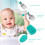 1 Set 2 Baby Trainingbestek RVS Handgreep 11
