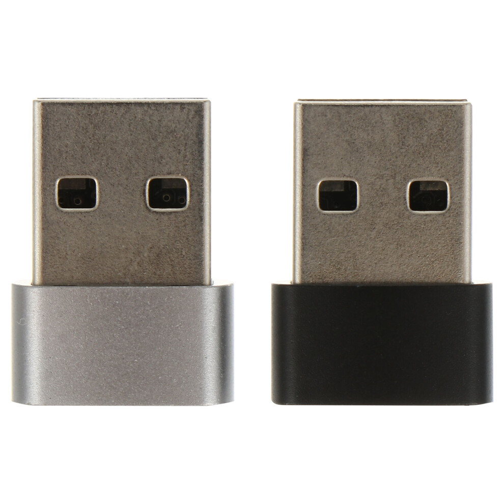 2Pcs Usb 2.0A Male To Type-C Female Adapter For Phone Laptop 3453724368340