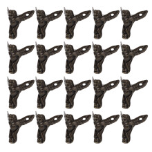 20 Stuks Doosvoetjes Zinklegering Meubel Messing