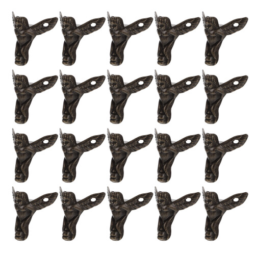 20 Stuks Doosvoetjes Zinklegering Meubel Messing