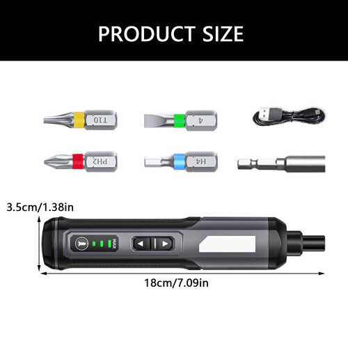Multipurpose Electric Screwdriver 2000mAh-All round package 2