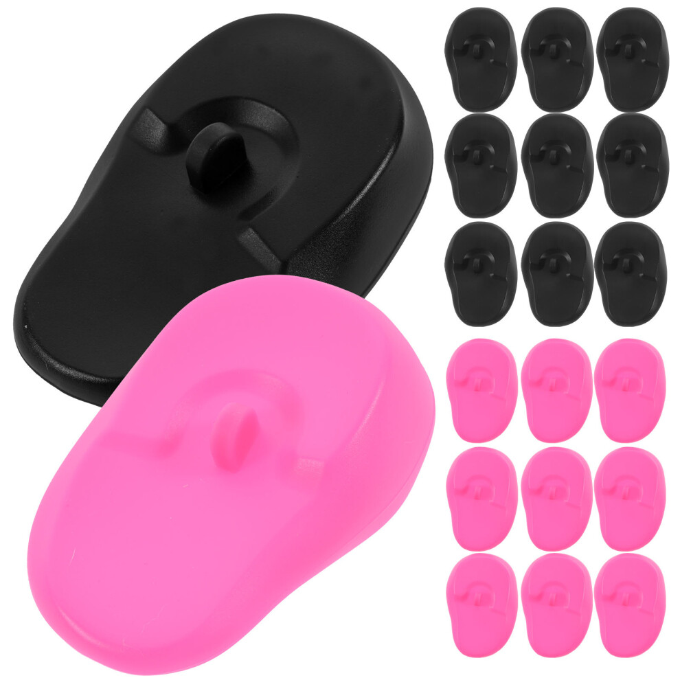 Ohphcall 10 Pairs Silicone Ear Cover Protectors For Hair Dyeing Portable