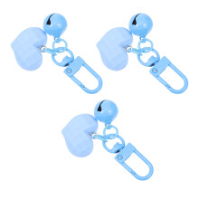 3 Teile Blaue Schlüsselanhänger Mit Glöckchen Für Frauen Kinder