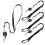 4Pcs Multi-Function Black Lanyard for Id Cards Work School Office Use 10