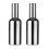 2Pcs 30ml Portable Cocktail Spritzer Glass Bottle For-Silver 1