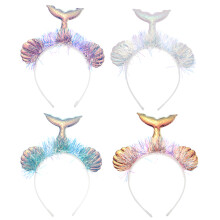 Mermaid Haarreif Für Blau Mesh 4 Festivals Accessoire