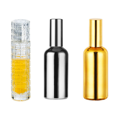 2Pcs 30ml Portable Cocktail Spritzer Glass Bottle For-Silver 1