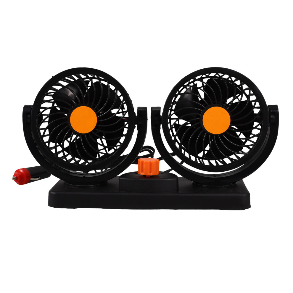 24V Car Cooling Fan 360 Degree Adjustable Low Noise 3532115888848