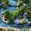 9Pcs Mini Plastic Palm Trees For Model Train Landscape Scenery 5