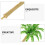 9Pcs Mini Plastic Palm Trees For Model Train Landscape Scenery 10