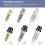 Universal Fit Rubber Caps Dust Covers Guard For Brake-100pcs 3