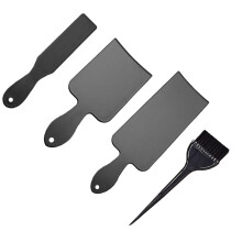 1 Set Kunststoff Haarfarbepalette Schwarz