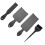 1 Set Kunststoff Haarfarbepalette Schwarz 1