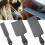 1 Set Kunststoff Haarfarbepalette Schwarz 8