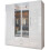 MN Furniture (White) Modern 4 Door High Gloss Hinged Wardrobe 1