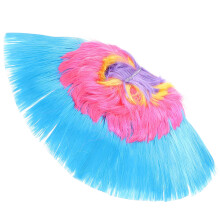 Rainbow Pruik Halloween Mummenspel Punk Haarstijl Cosplay Accessoire