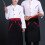 Raindrops Cook Clothes Chef Work Wearproof Cotton 1set For Restaurant 10