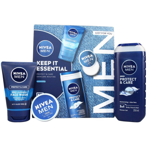 NIVEA Nivea Men Keep It Essential Protect & Care 3Pc Set