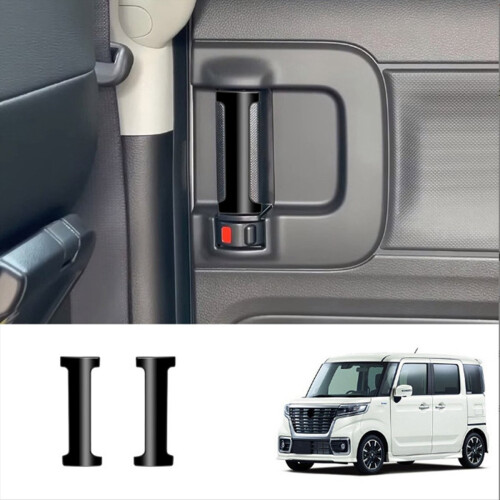 Car Middle Door Inner Handle Button Trim Sticker for SPACIA Custom MK0 2