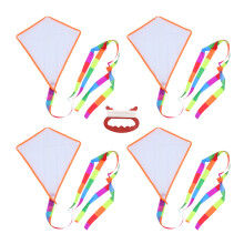 4Pcs Blank Kites For Kids Painting And Drawing Activity