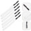 6Pcs Eyelash Brush With Lid Mascara Applicator Makeup Tool 7