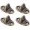 4pcs window hasp hook bases for windproof support and secure closure 1