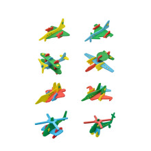 8Pcs Airplane Puzzle Diy Jigsaw Toy For Kids