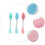 3Pcs Double-Ended Silicone Face Mask Applicator Brush 7
