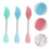 3Pcs Double-Ended Silicone Face Mask Applicator Brush 5