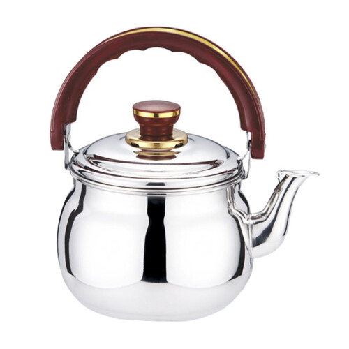 Whistling Tea Kettle Kitchen Pot Practical Sounding Silver