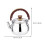 Whistling Tea Kettle Kitchen Pot Practical Sounding Silver 11