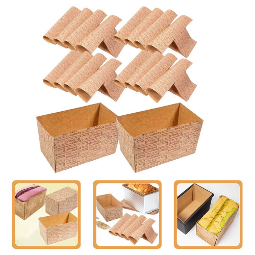 50 sheets disposable toast baking paper liners for bread wrapping 2