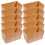 50 sheets disposable toast baking paper liners for bread wrapping 6